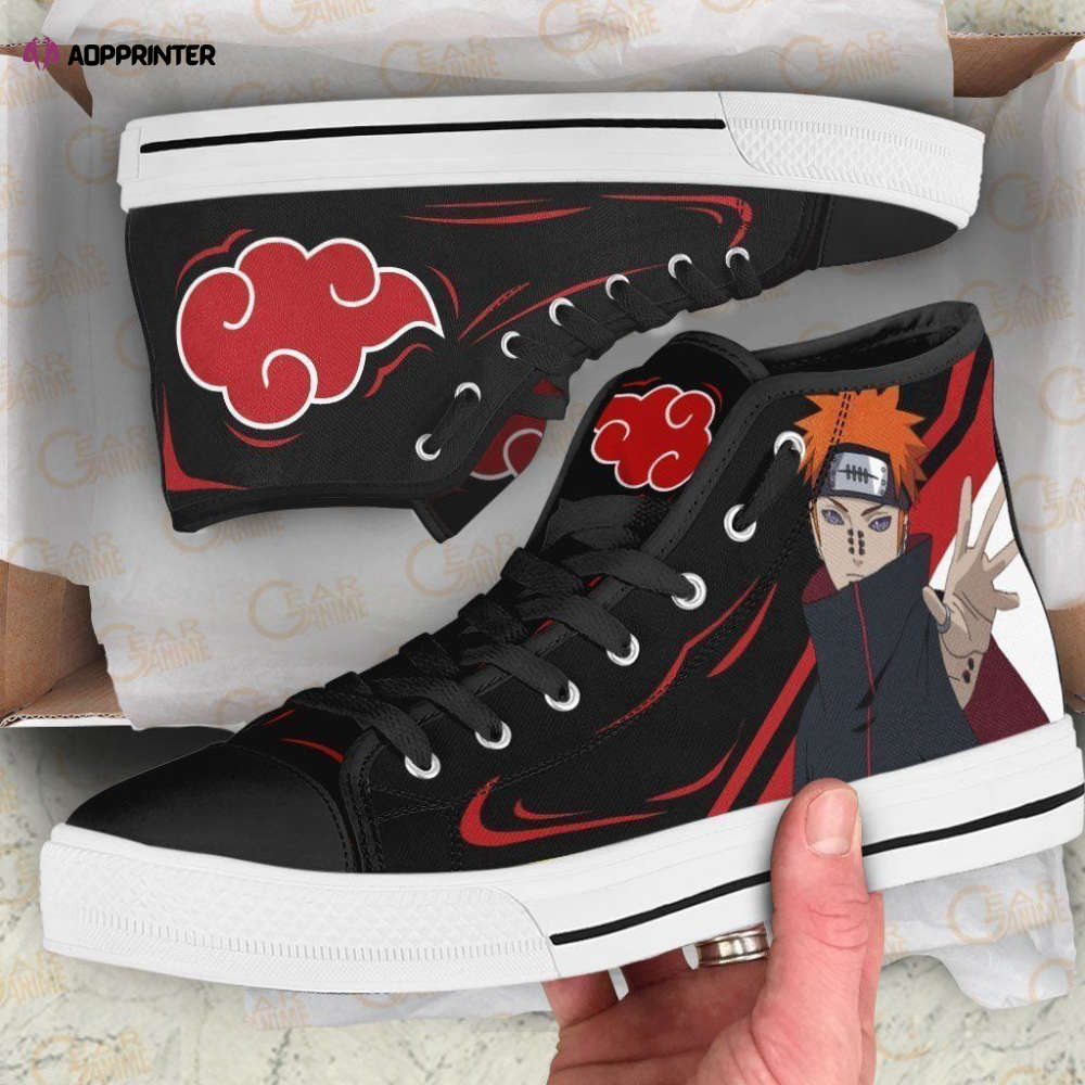 Akatsuki Pain High Top Shoes Custom Naruto Anime For Fans