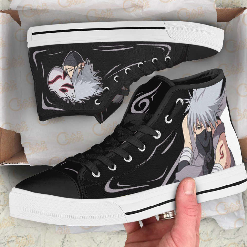 Anbu Kakashi High Top Shoes Custom Naruto Anime For Fans