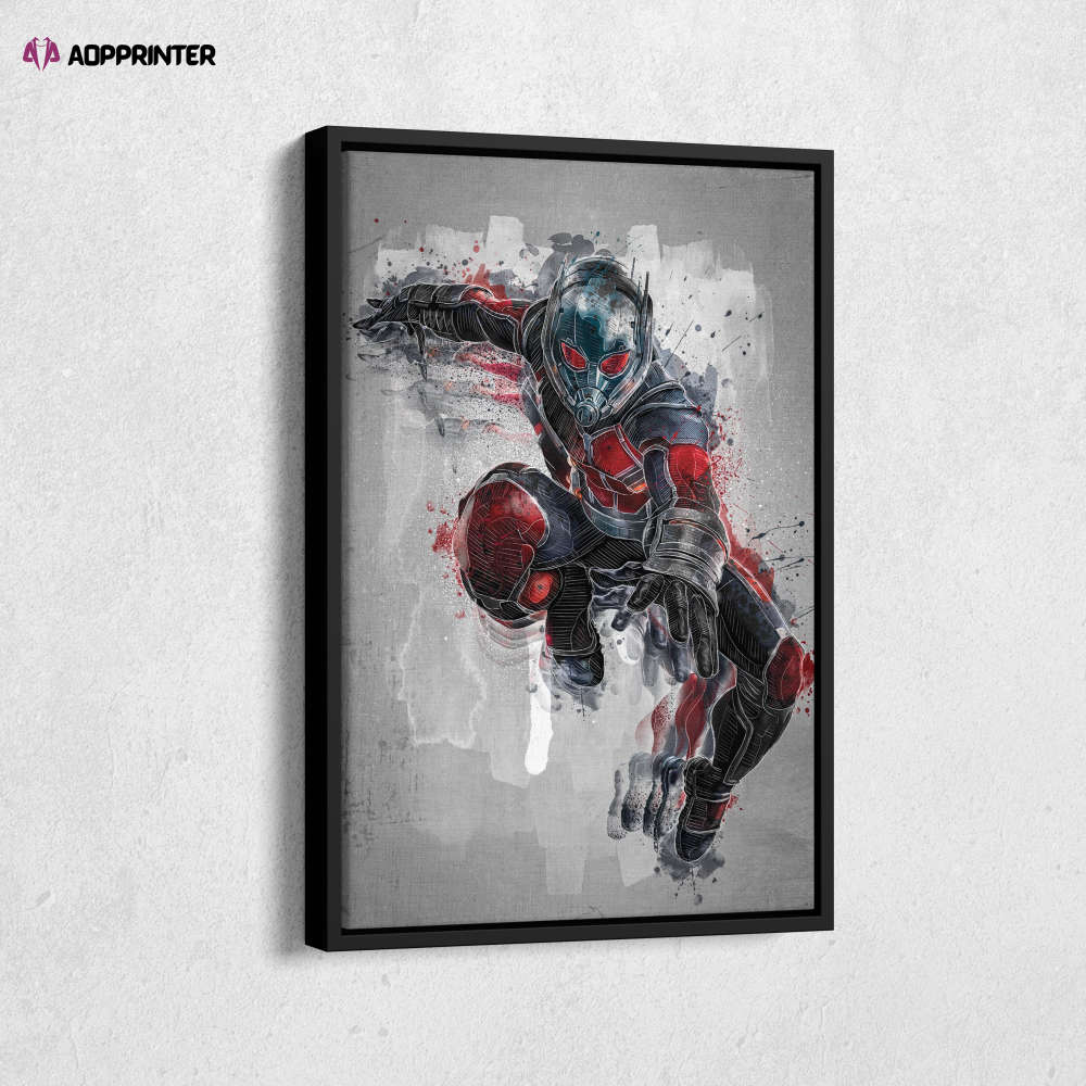 Ant-Man Poster Marvel Comics Framed Wall Art Home Decor Canvas Print Artwork