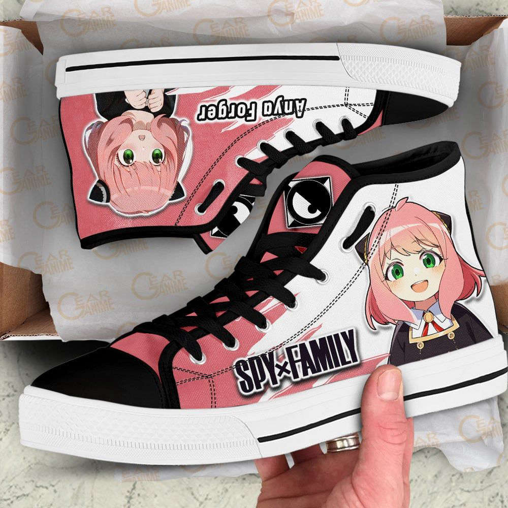 Anya Forger High Top Shoes Custom Spy X Family Anime For Fans