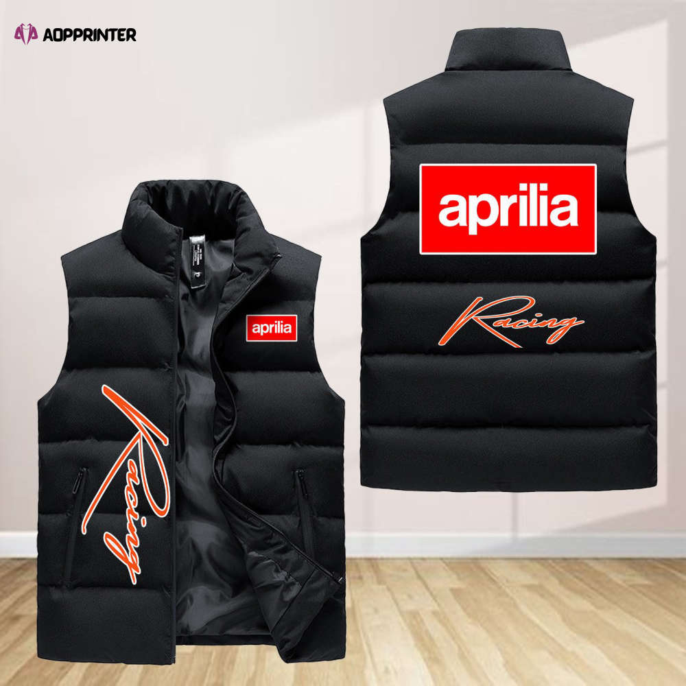 Aprilia Motorcycles Sleeveless Puffer Jacket Custom For Fans Gifts