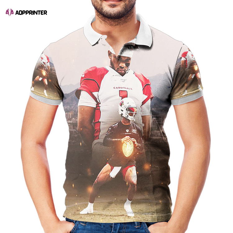 Arizona Cardinals Kyler Murray3 3D All Over Print Polo Shirt