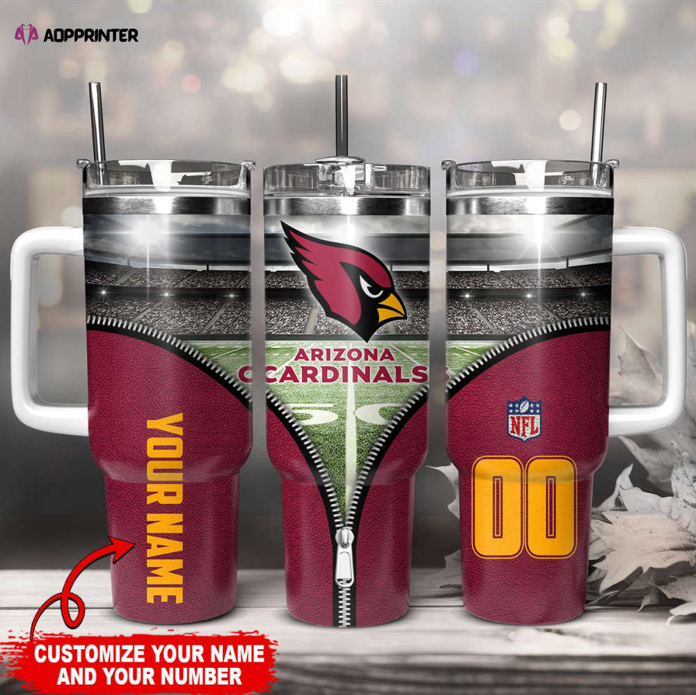 Arizona Cardinals NFL 40oz Stanley Tumbler Gift for Fans