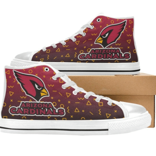 Arizona Cardinals NFL Football Custom Canvas High Top Shoes