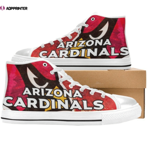 Arizona Cardinals NFL Football Custom Canvas High Top Shoes