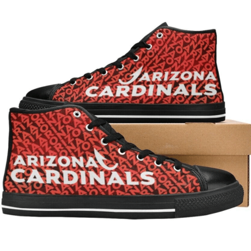 Arizona Cardinals NFL Football Custom Canvas High Top Shoes