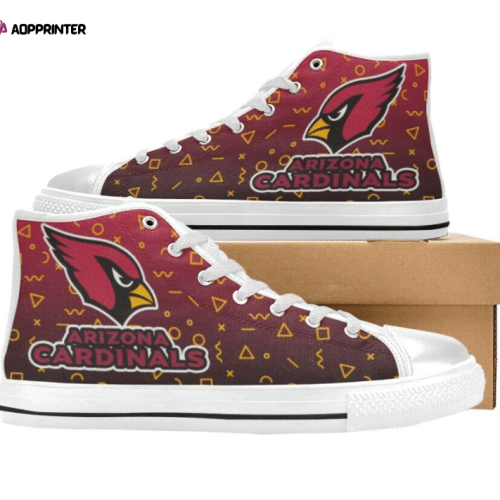 Arizona Cardinals NFL Football Custom Canvas High Top Shoes