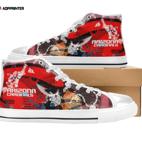 Arizona Cardinals NFL Football Custom Canvas High Top Shoes