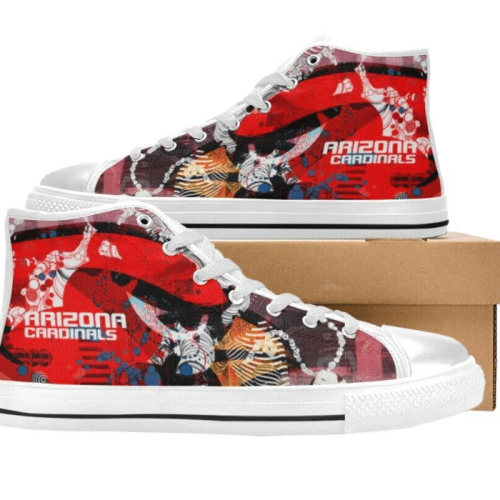 Arizona Cardinals NFL Football Custom Canvas High Top Shoes