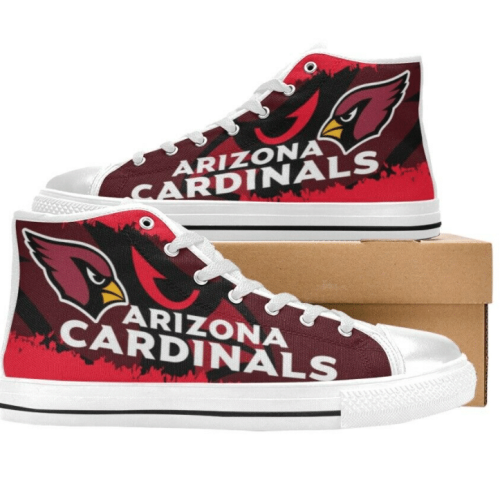 Arizona Cardinals NFL Football Custom Canvas High Top Shoes