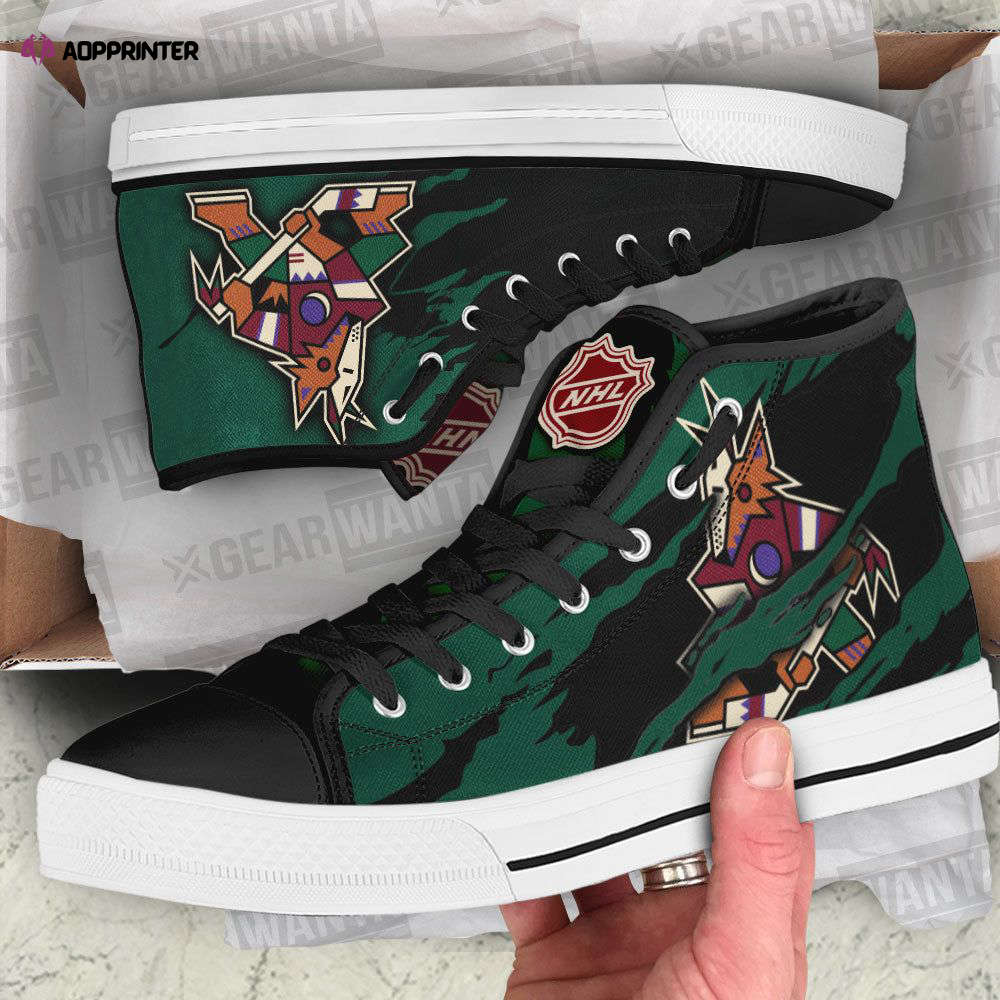 Arizona Coyotes High Top Shoes Custom For Fans