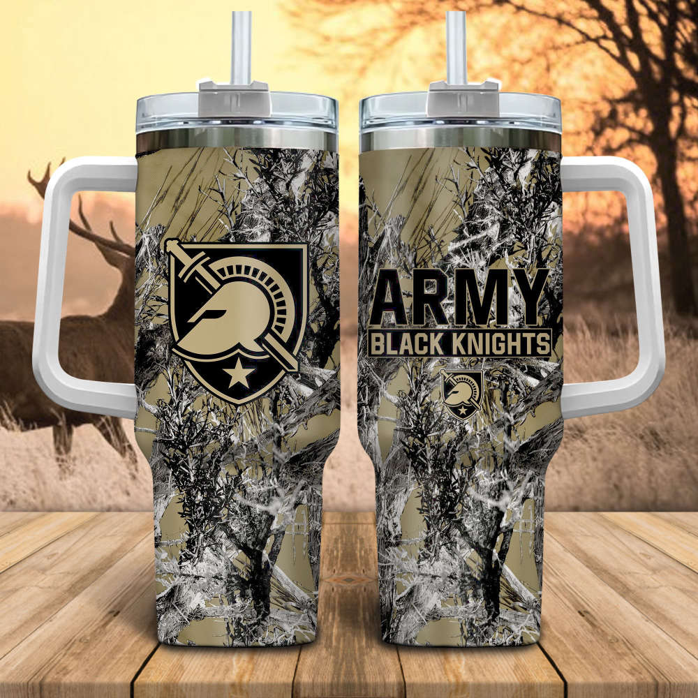 Army Black Knights NCAA Hunting Personalized Stanley Tumbler 40oz Gift for Fans