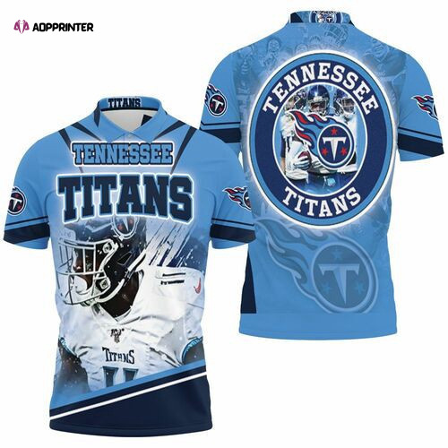 Arthur Juan Brown Tennessee Titans 2021 North Division 3D Gift for Fans Polo Shirt