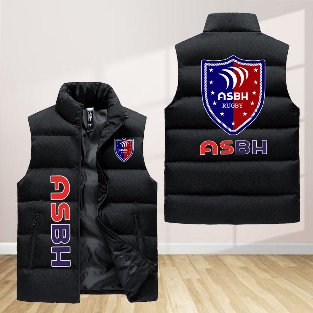 As Beziers Herault Sleeveless Puffer Jacket Custom For Fans Gifts