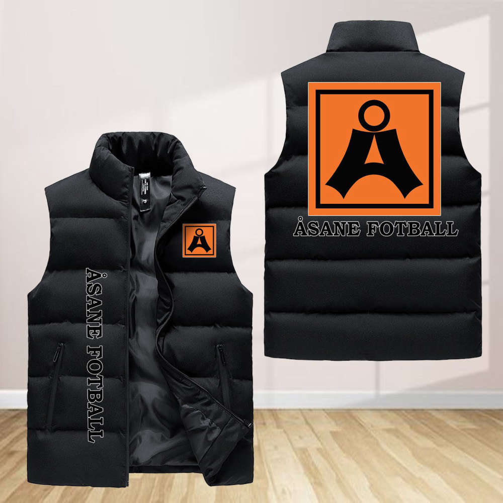 Asane Fotball Sleeveless Puffer Jacket Custom For Fans Gifts