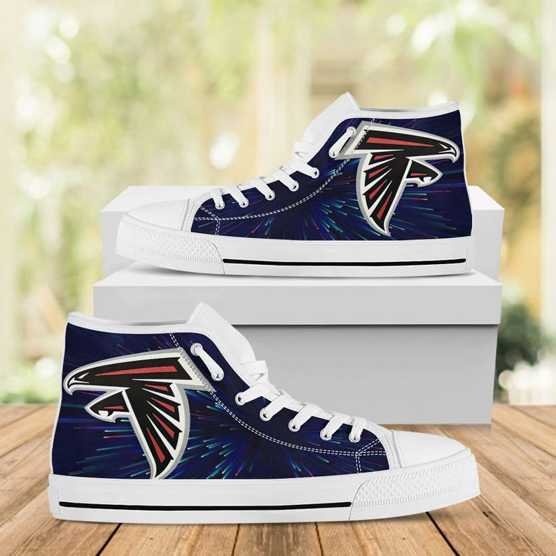 Atlanta Falcons Football NFL Custom Canvas High Top Shoes