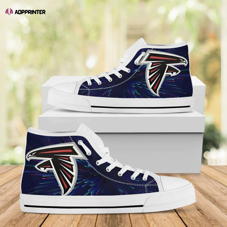 Atlanta Falcons Football NFL Custom Canvas High Top Shoes