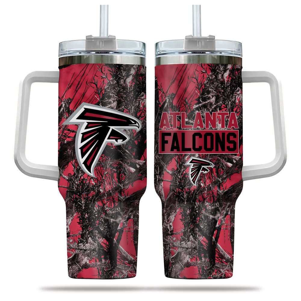 Atlanta Falcons NFL Hunting Personalized Stanley Tumbler 40oz Gift for Fans