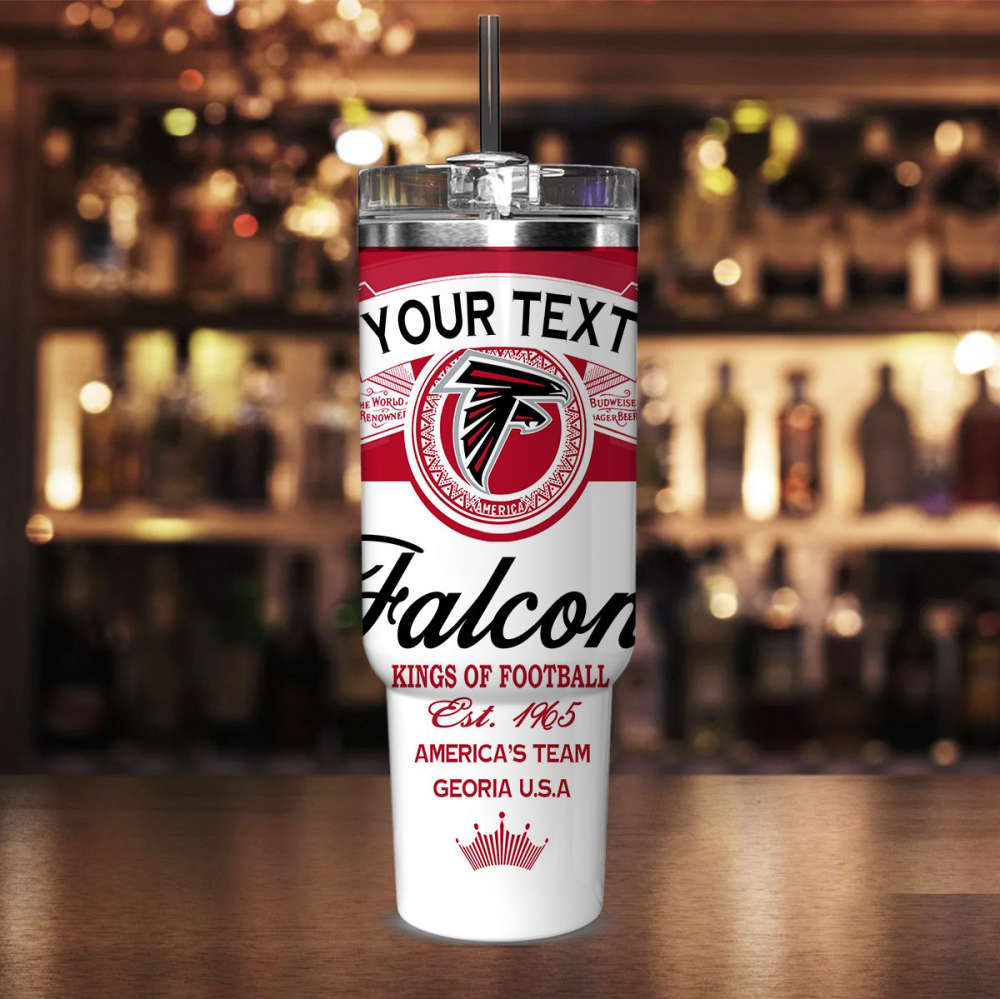 Atlanta Falcons NFL Kings Of Football Custom Your Text Stanley Tumbler 40Oz Gift for Fans