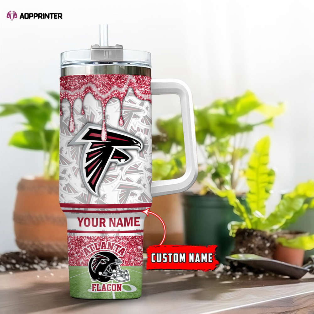 Atlanta Falcons NFL Personalized Stanley Tumbler 40oz Gift for Fans