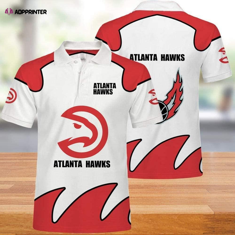 Atlanta Hawks 3d Print Casual Summer Short Top Branding Trends 3D Gift for Fans Polo Shirt
