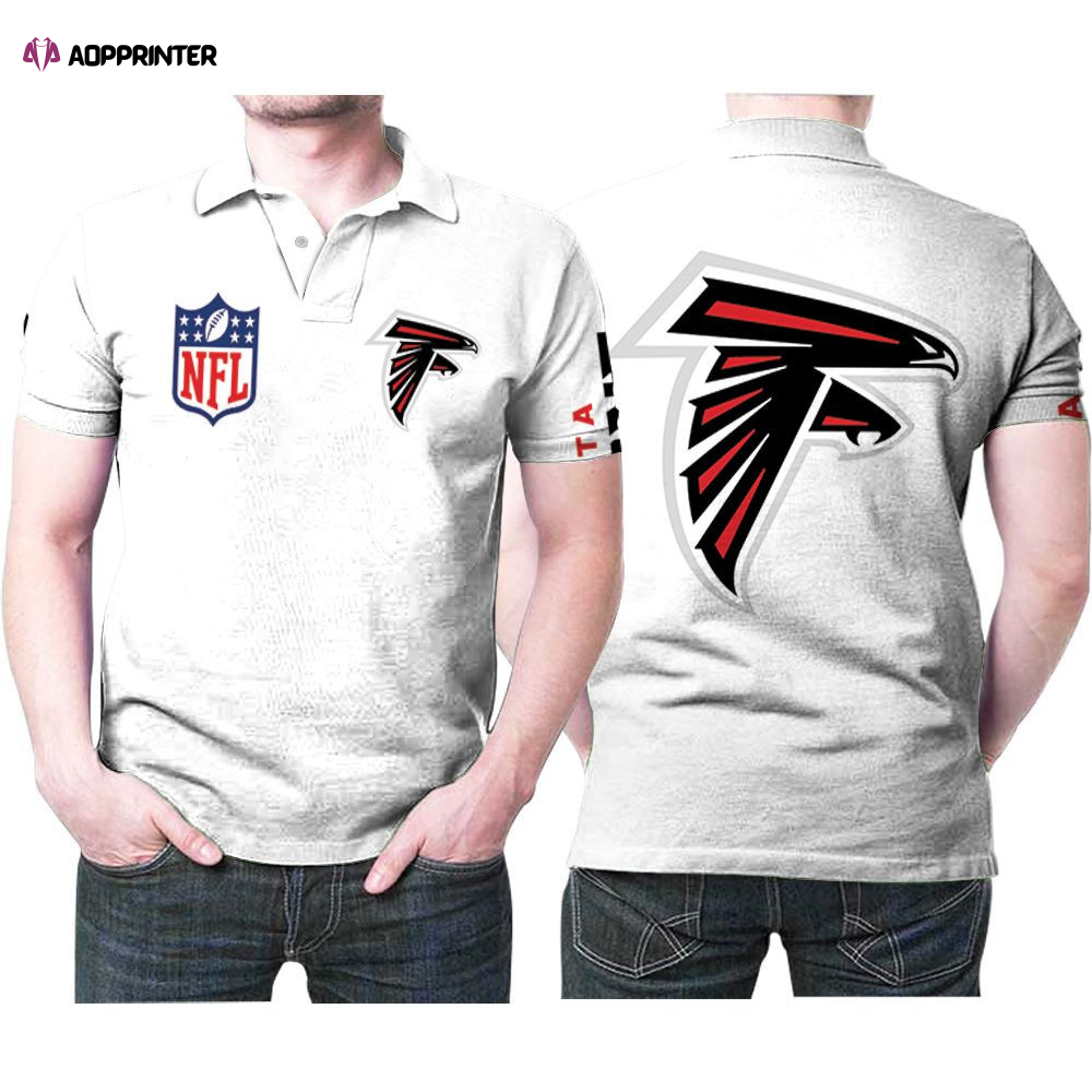 Atlata Falcon American Football Team Logo Gift For Atlata Falcon Fans American Football Lovers Polo Shirt Gift for Fans Shirt 3d T-shirt