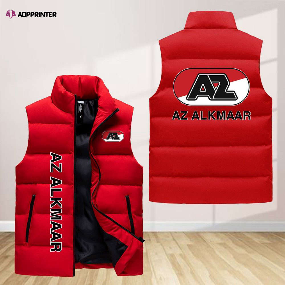 Az Alkmaar Sleeveless Puffer Jacket Custom For Fans Gifts