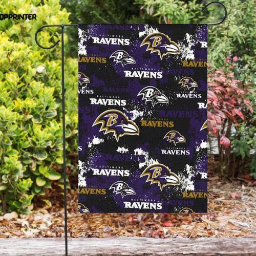 Baltimore Ravens Lamar Jackson 8 v8 Double Sided Printing   Garden Flag Home Decor Gifts