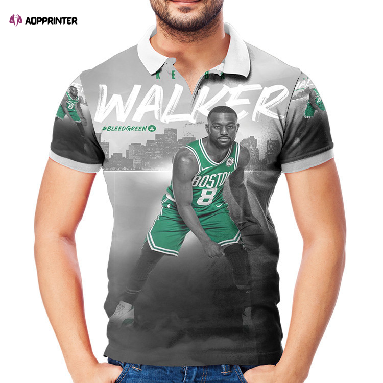 Boston Celtics Kemba Walker2 3D Gift for Fans Polo Shirt