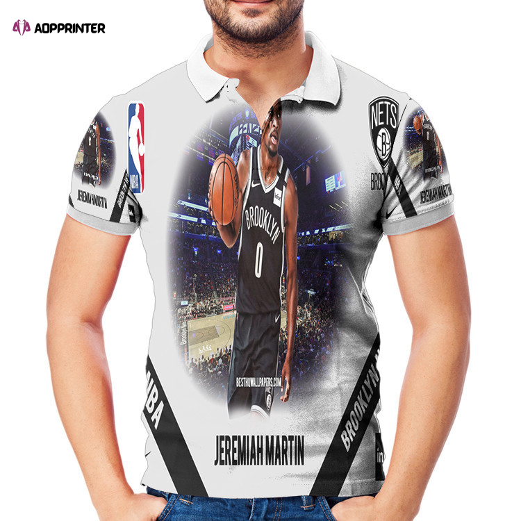 Brooklyn Nets Jeremiah Martin1 3D Gift for Fans Polo Shirt