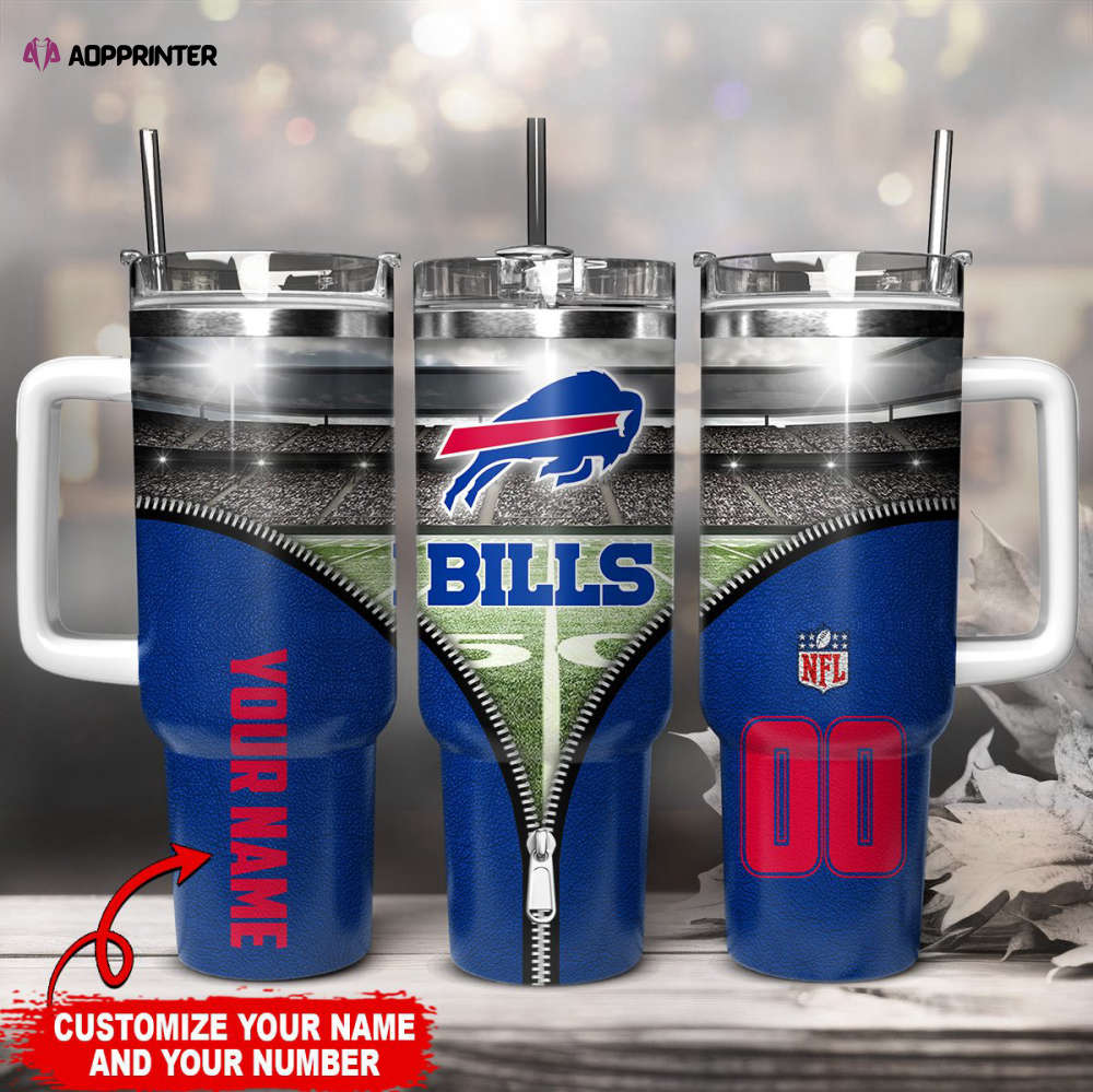 Buffalo Bills NFL 40oz Stanley Tumbler Gift for Fans