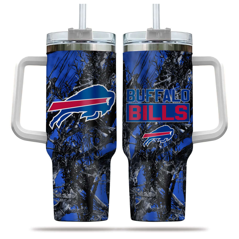 Buffalo Bills NFL Hunting Personalized Stanley Tumbler 40oz Gift for Fans