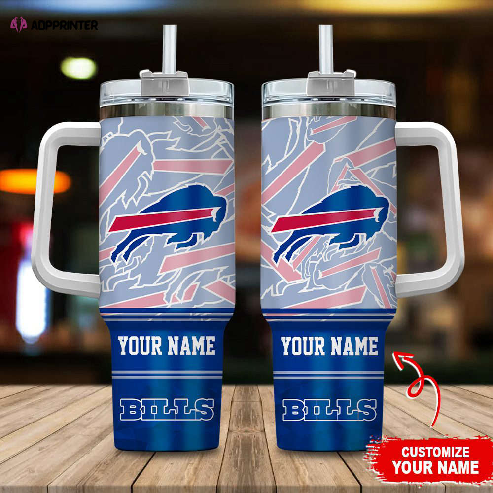 Buffalo Bills NFL Stanley Tumbler 40oz Gift for Fans