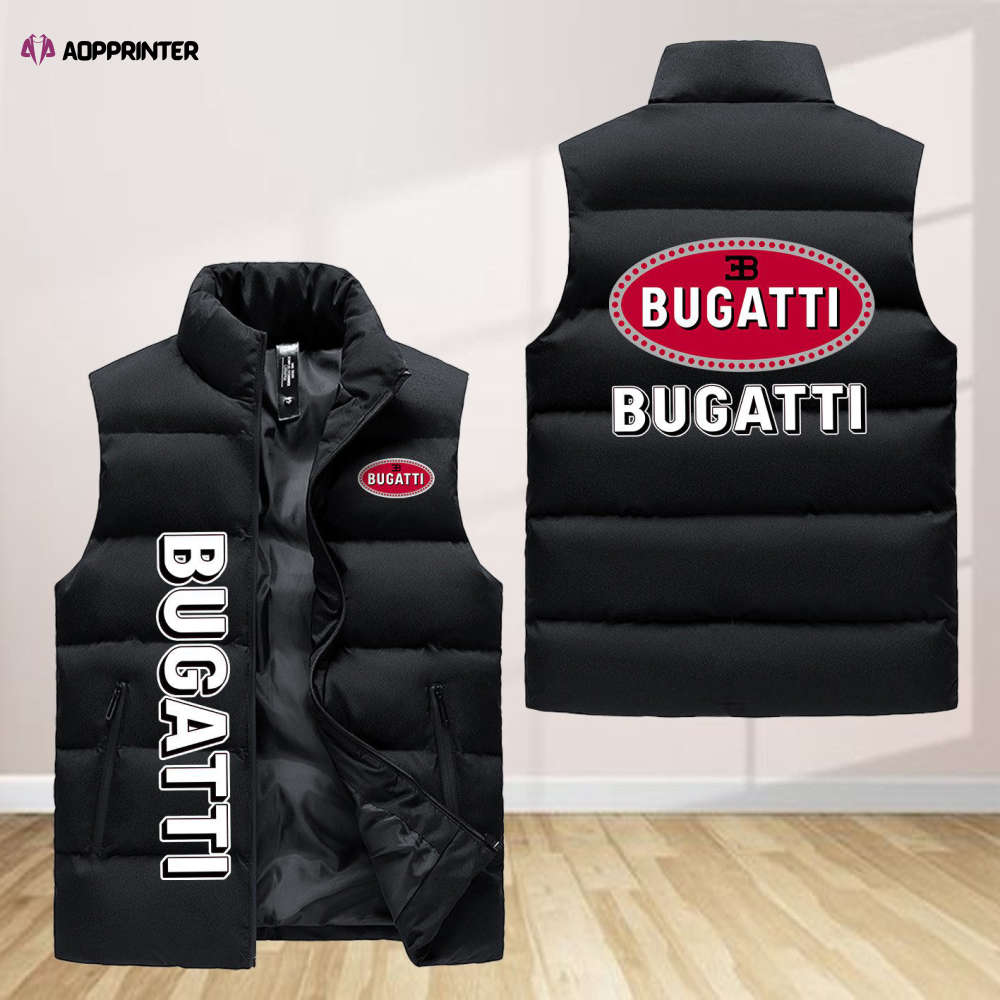 Bugatti Sleeveless Puffer Jacket Custom For Fans Gifts