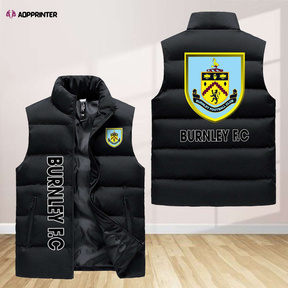 Burnley F.C Sleeveless Puffer Jacket Custom For Fans Gifts