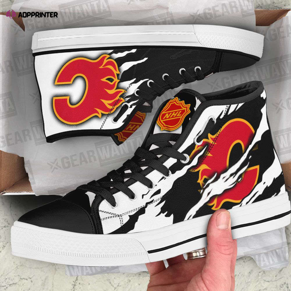 Calgary Flames High Top Shoes Custom For Fans