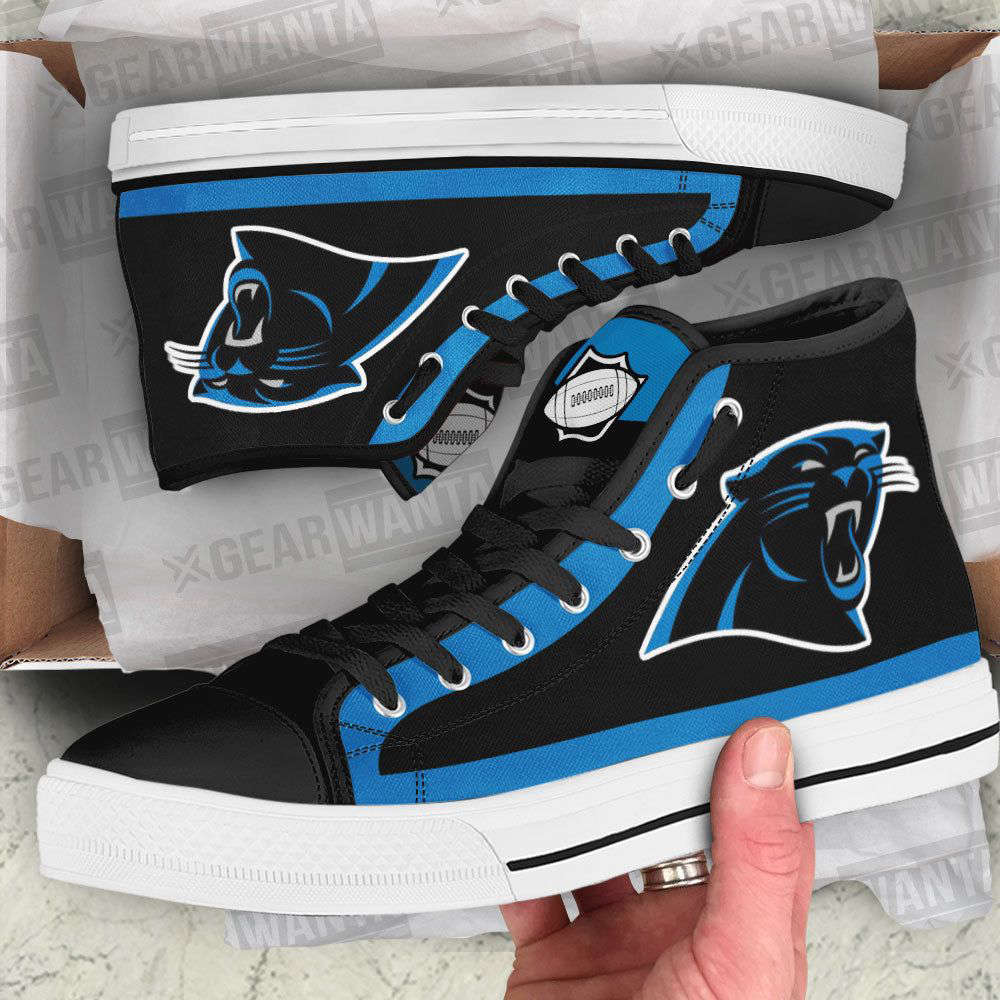 Carolina Panthers High Top Sneakers Custom Shoes For Fans