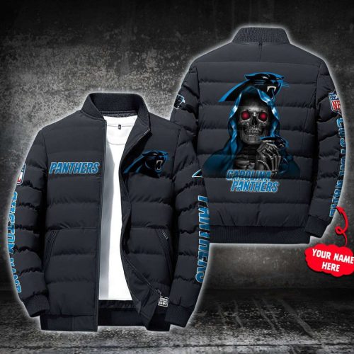 Carolina Panthers Puffer Jacket For Fans PJ001