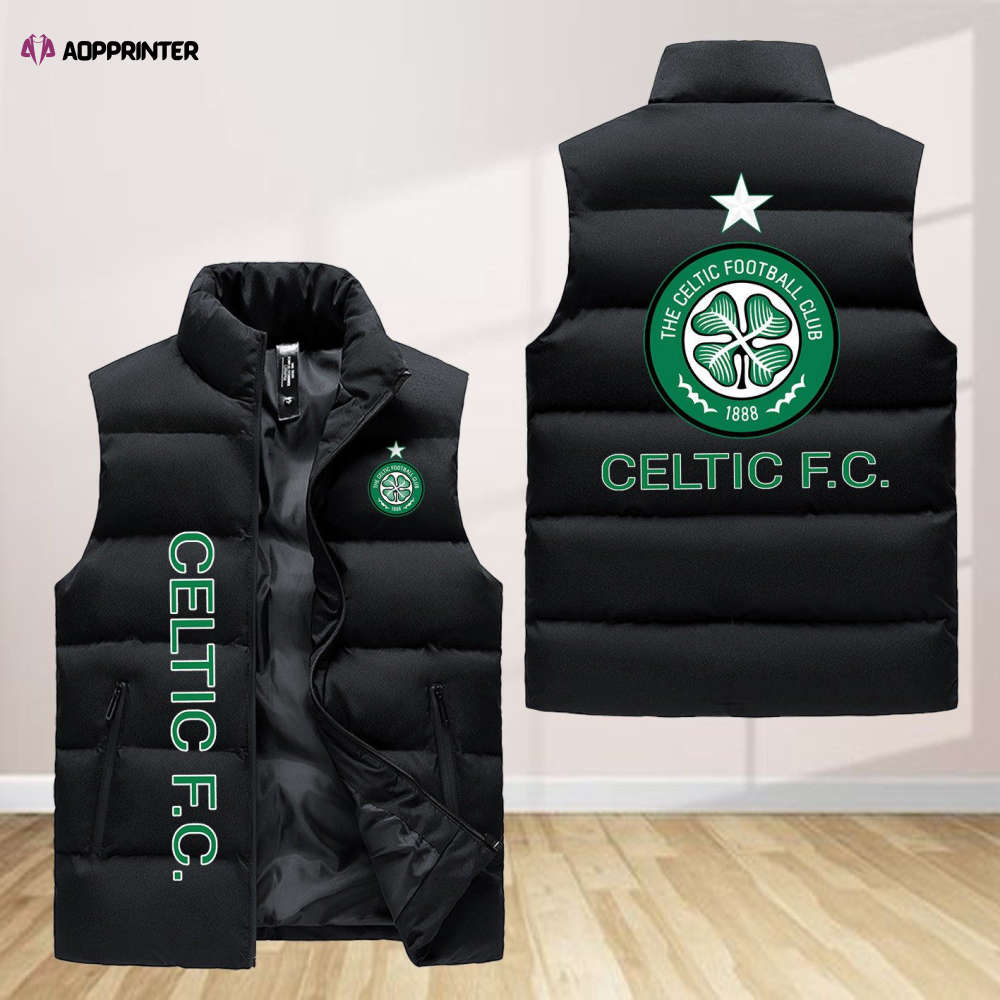 Celtic F.C Sleeveless Puffer Jacket Custom For Fans Gifts