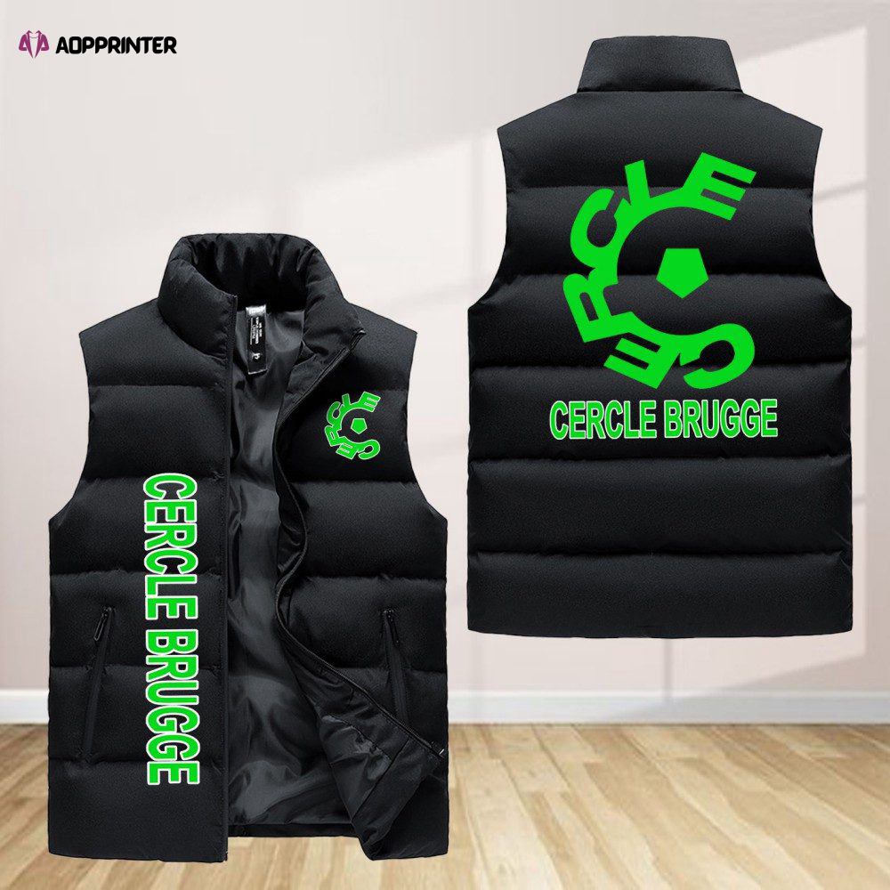 Cercle Brugge K.Sv Sleeveless Puffer Jacket Custom For Fans Gifts