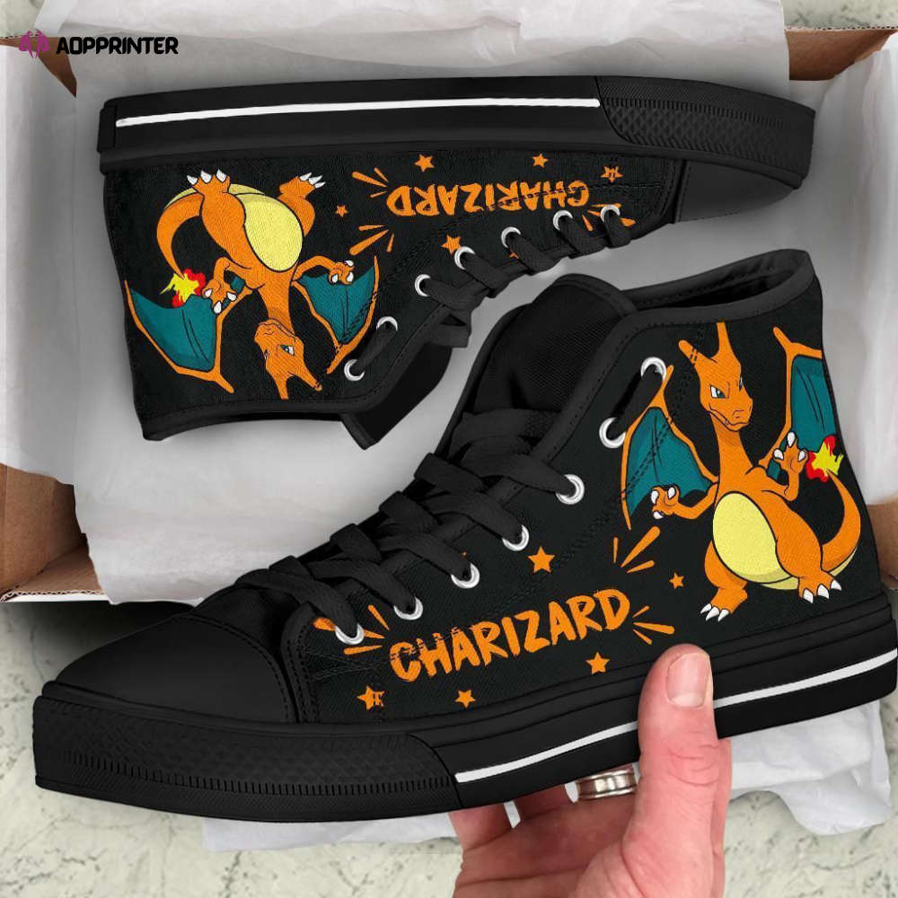 Charizard High Top Shoes Custom For Fans Pokemon