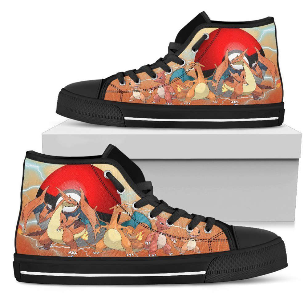 Charizard High Top Shoes Custom For Fans Pokemon