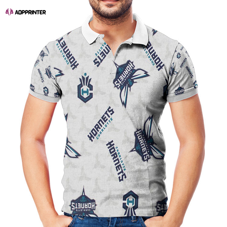 Charlotte Hornets 6 3D Gift for Fans Polo Shirt