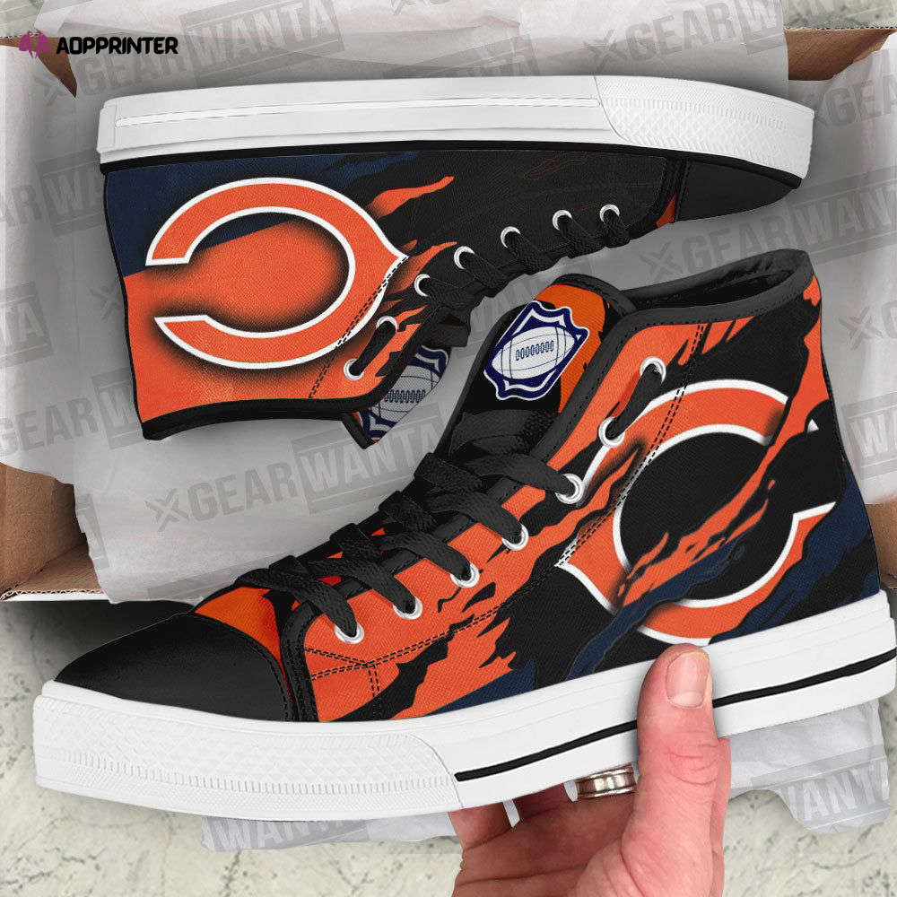 Chicago Bears High Top Shoes Custom For Fans