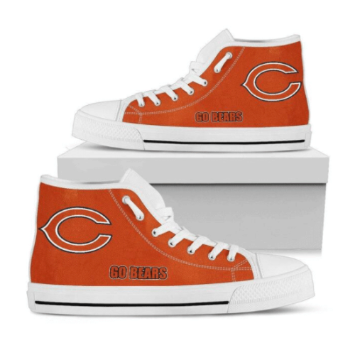 Chicago Bears NFL Custom Canvas High Top Shoes