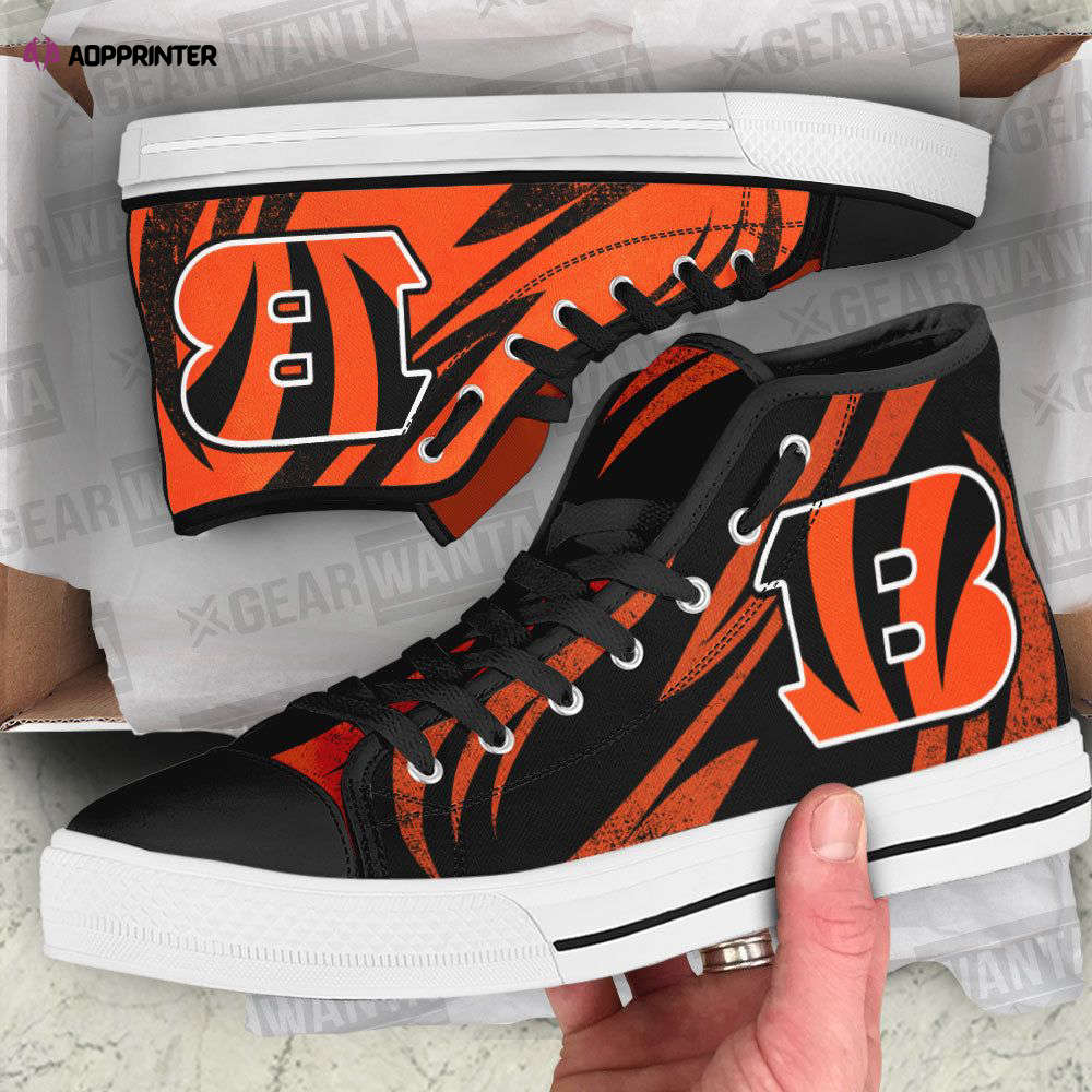 Cincinnati Bengals High Top Shoes Custom For Fans