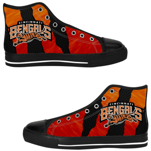 Cincinnati Bengals NFL Football Custom Canvas High Top Shoes