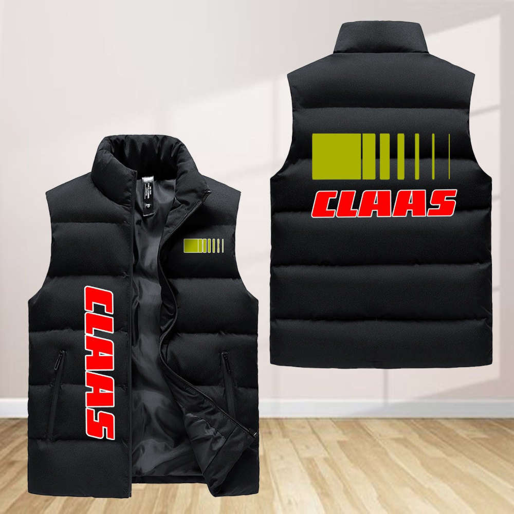 Claas Sleeveless Puffer Jacket Custom For Fans Gifts