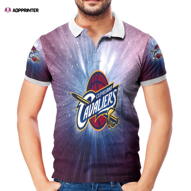 Cleveland Cavaliers Logo7 3D Gift for Fans Polo Shirt