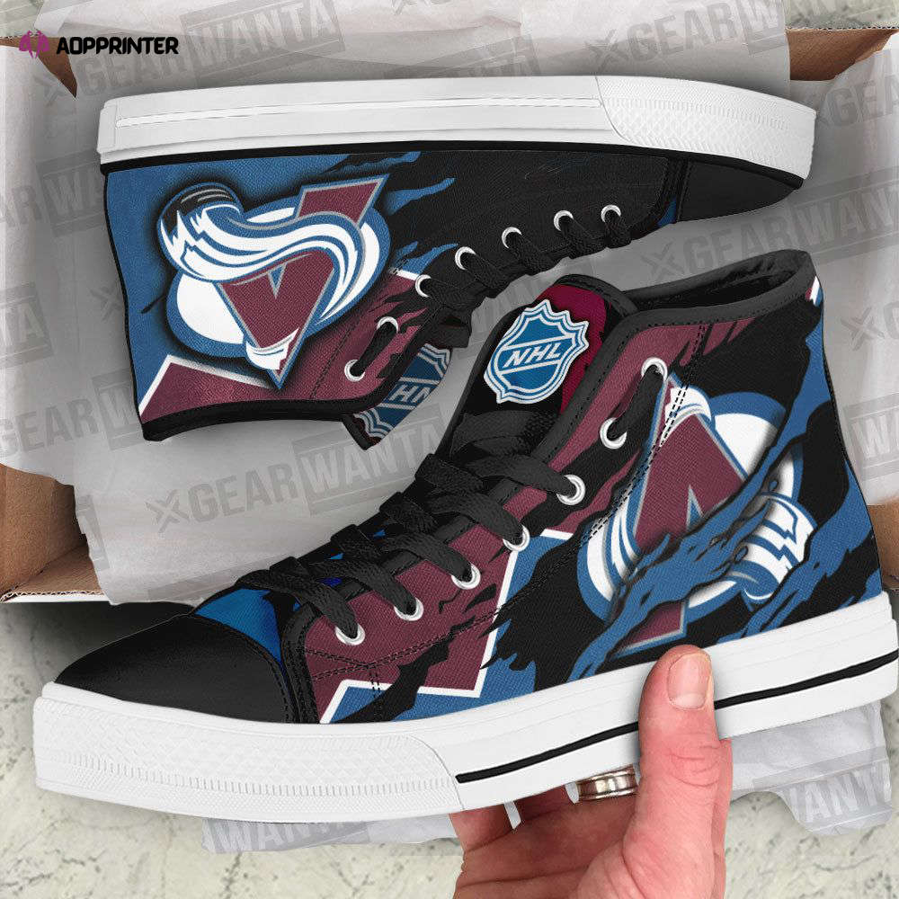 Colorado Avalanche High Top Shoes Custom For Fans